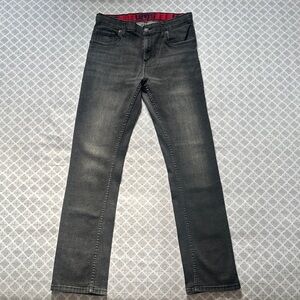 Levi's 511 Slim Fit Straight Leg Kid’s Jeans.  Black Wash.